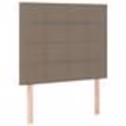 vidaXL Têtes de lit 2 pcs Taupe 80x5x78/88 cm Tissu