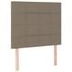 vidaXL Têtes de lit 2 pcs Taupe 80x5x78/88 cm Tissu