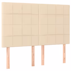 VidaXL 3116311, Crème, Polyester, Bois, 800 mm, 118 cm, 128 cm, 50 mm