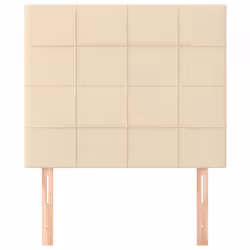 VidaXL 3116327 tête de lit et pied de lit Crème