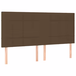 VidaXL 3116333, Marron foncé, Polyester, Bois, 1440 mm, 118 cm, 128 cm, 50 mm