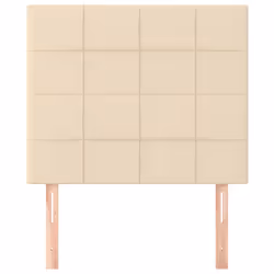 VidaXL 3116335 tête de lit et pied de lit Crème