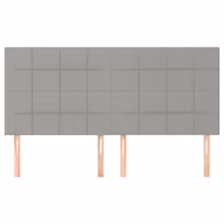 VidaXL 3116338 tête de lit et pied de lit Gris clair