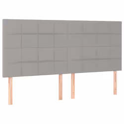 VidaXL 3116346, Gris clair, Polyester, Bois, 1800 mm, 118 cm, 128 cm, 50 mm