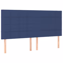 VidaXL 3116352, Bleu, Polyester, Bois, 1800 mm, 118 cm, 128 cm, 50 mm