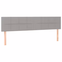 VidaXL 3116354, Gris clair, Polyester, Bois, 2000 mm, 118 cm, 128 cm, 50 mm