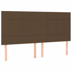 VidaXL 3116357, Marron foncé, Polyester, Bois, 2000 mm, 118 cm, 128 cm, 50 mm