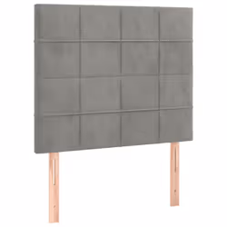 VidaXL 3116362, Gris clair, Polyester, Bois, 800 mm, 118 cm, 128 cm, 50 mm