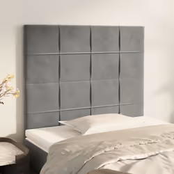 VidaXL 3116362 tête de lit et pied de lit Gris clair