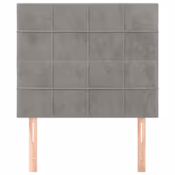 VidaXL 3116362 tête de lit et pied de lit Gris clair
