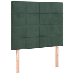 VidaXL 3116365 tête de lit et pied de lit Vert foncé