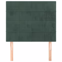 VidaXL 3116365 tête de lit et pied de lit Vert foncé