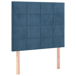 VidaXL 3116366 tête de lit et pied de lit Bleu foncé