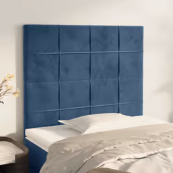 VidaXL 3116366 tête de lit et pied de lit Bleu foncé