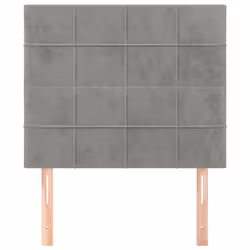 VidaXL 3116368 tête de lit et pied de lit Gris clair