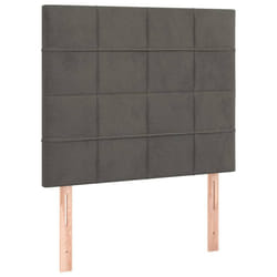 VidaXL 3116369 tête de lit et pied de lit Gris foncé