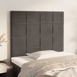 VidaXL 3116369 tête de lit et pied de lit Gris foncé