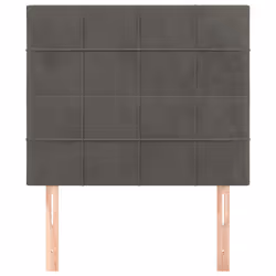 VidaXL 3116369 tête de lit et pied de lit Gris foncé