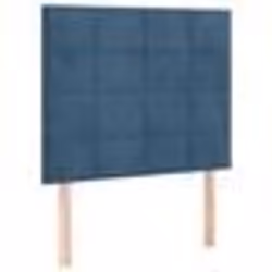 vidaXL Têtes de lit 2 pcs Bleu foncé 90x5x78/88 cm Velours