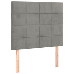 VidaXL 3116374 tête de lit et pied de lit Gris clair