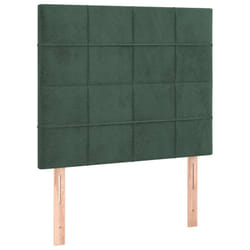 VidaXL 3116377 tête de lit et pied de lit Vert foncé