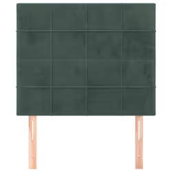 VidaXL 3116377 tête de lit et pied de lit Vert foncé