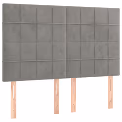 VidaXL 3116380, Gris clair, Polyester, Bois, 1440 mm, 118 cm, 128 cm, 50 mm