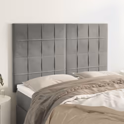 VidaXL 3116380 tête de lit et pied de lit Gris clair