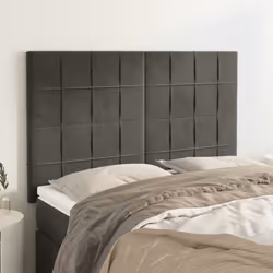 VidaXL 3116381 tête de lit et pied de lit Gris foncé