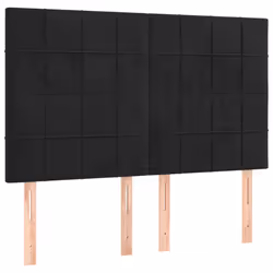 VidaXL 3116382, Noir, Polyester, Bois, 1440 mm, 118 cm, 128 cm, 50 mm