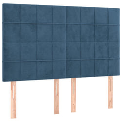 VidaXL 3116384 tête de lit et pied de lit Bleu foncé