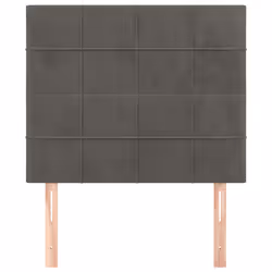 VidaXL 3116387 tête de lit et pied de lit Gris foncé