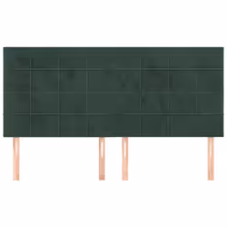 VidaXL 3116389 tête de lit et pied de lit Vert foncé