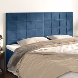 VidaXL 3116390 tête de lit et pied de lit Bleu foncé