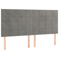 VidaXL 3116392 tête de lit et pied de lit Gris clair