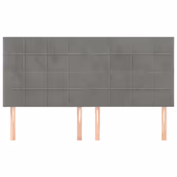 VidaXL 3116392 tête de lit et pied de lit Gris clair