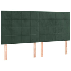 VidaXL 3116395 tête de lit et pied de lit Vert foncé