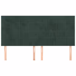 VidaXL 3116395 tête de lit et pied de lit Vert foncé