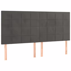 VidaXL 3116399, Gris foncé, Polyester, Bois, 2000 mm, 118 cm, 128 cm, 50 mm