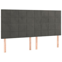VidaXL 3116399 tête de lit et pied de lit Gris foncé