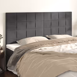 VidaXL 3116399 tête de lit et pied de lit Gris foncé