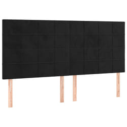 VidaXL 3116400 tête de lit et pied de lit Noir
