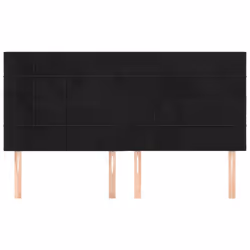 VidaXL 3116400 tête de lit et pied de lit Noir