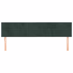 VidaXL 3116401 tête de lit et pied de lit Vert foncé