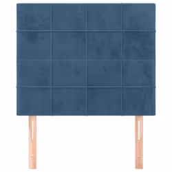 VidaXL 3116402 tête de lit et pied de lit Bleu foncé