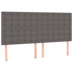 VidaXL 3116432, Gris, Coton, Polyester, Polyvinyl chloride (PVC), 1600 mm, 118 cm, 128 cm, 50 mm