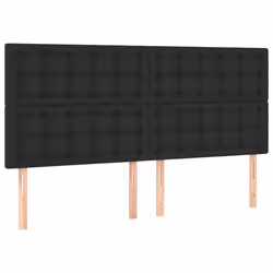 VidaXL 3116434, Noir, Coton, Polyester, Polyvinyl chloride (PVC), 1800 mm, 118 cm, 128 cm, 50 mm