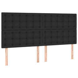 VidaXL 3116434 tête de lit et pied de lit Noir