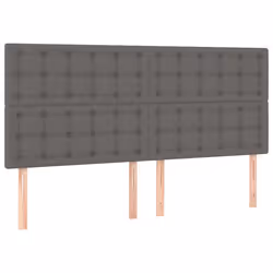 VidaXL 3116438, Gris, Coton, Polyester, Polyvinyl chloride (PVC), 1800 mm, 118 cm, 128 cm, 50 mm
