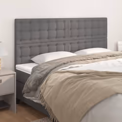 VidaXL 3116438 tête de lit et pied de lit Gris